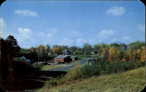 The Picturesque Village Of Hawkinsville New York