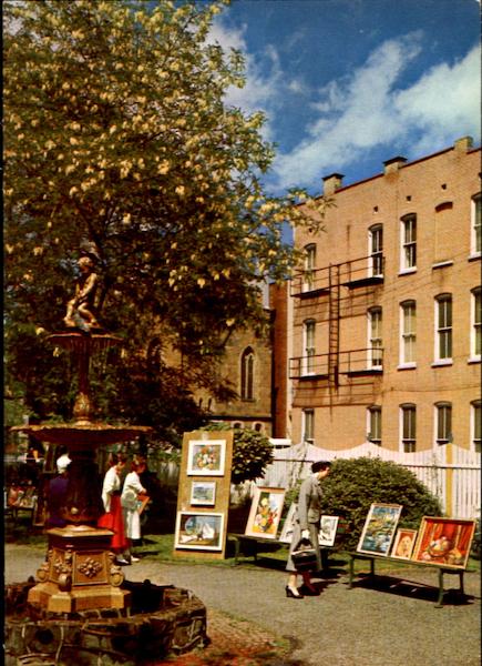 Artists Exhibit Their Paintings In The Annual Out Door Art Show, Barker Park Troy New York