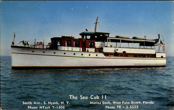 The Sea Cub Ii, Marina Dock West Palm Beach Florida