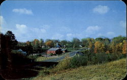 The Picturesque Village Of Hawkinsville Postcard