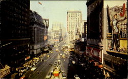 Broadway-Times Square New York City, NY Postcard Postcard