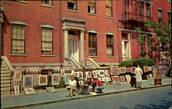Greenwich Village Outdoor Art Show Postcard