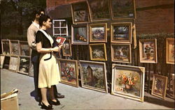 Greenwich Village Outdoor Art Show Postcard