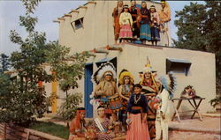 Indian Village Postcard
