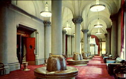 Gothic Arched Senate Lobby, State Capitol Bldg Albany, NY Postcard Postcard