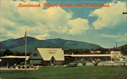 Landmark Motor Lodge & Restaurant, U. S. Route 86 Junction 431 Postcard