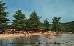 Douglas Beach On Silver Lake Postcard