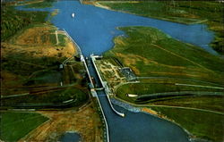 Billion-Dollar St. Lawrence River Seaway And Power Project New York Postcard Postcard