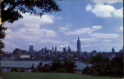 Midtown Skyline Of Manhattan Island New York, NY Postcard Postcard