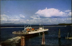 The M. V. Valcour En Route Burlington, VT Postcard Postcard