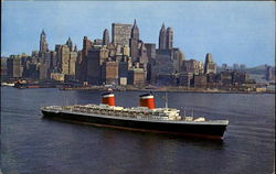 New York Harbor Postcard