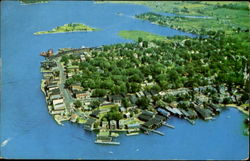 Aerial View Of Clayton Postcard