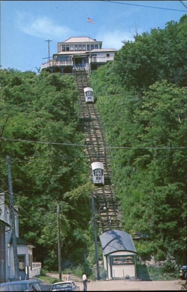 Fourth Street Cable Elevator Dubuque Iowa