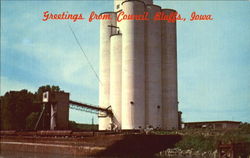 Greetings From Council Bluffs Iowa Postcard Postcard