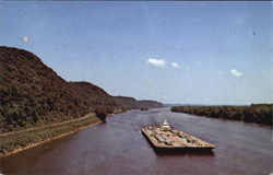 Beautiful Scenic Drives Along The Great River Road Riverboats Postcard Postcard