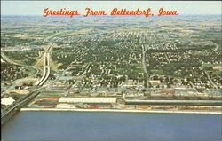 Quad Cities Bettendorf, IA Postcard Postcard