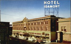 Hotel Idamont, College Ave., On U.S. Highways 20 and 191 Postcard