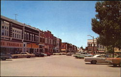 South Side Of The Square Red Oak, IA Postcard Postcard