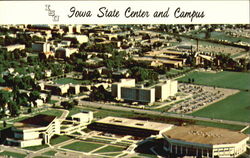 Aerial View Of Iowa State Center And ISU Campus Postcard