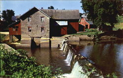 Mill And Dam Postcard