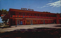 Van's Motel, 44 - 5th Ave. S.W Le Mars, IA Postcard Postcard