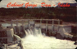 Cabinet Gorge Dam Postcard