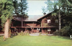 Club House Hayden Lake, ID Postcard Postcard