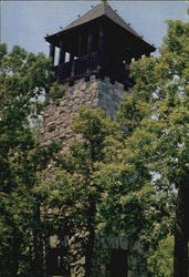 Tower On Fort Mountain Postcard