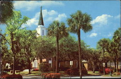 First Christian Church Savannah, GA Postcard Postcard