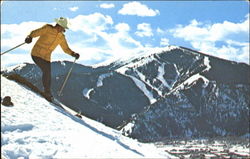Baldy Mountain Sun Valley, ID Postcard Postcard