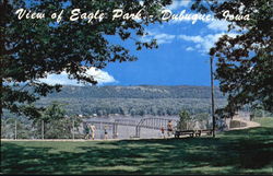 View Of Eagle Park Dubuque, IA Postcard Postcard