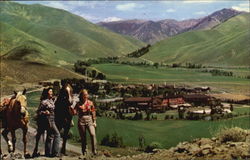 Sun Valley From Penny Mountain Postcard