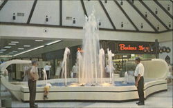 Fountain At The Mall Dubuque, IA Postcard Postcard