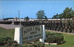 Graduating Company Of Basic Trainees Fort Gordon, GA Postcard Postcard