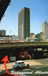 Underground Atlanta Postcard