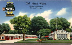 Oak Lawn Motel, Highway 55 Dawson, GA Postcard Postcard