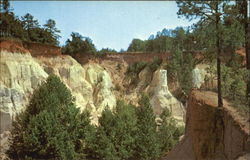 Providence Canyon Lumpkin, GA Postcard Postcard