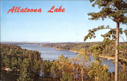 Allatoona Lake Scenic, GA Postcard Postcard