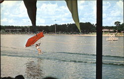 Human Kite Flying, Callaway Gardens Pine Mountain, GA Postcard Postcard
