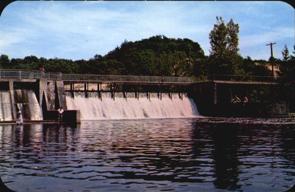 Hamlin Lake Dam, Ludington State park Michigan