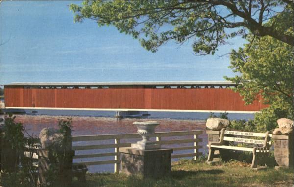 Centreville Covered Bridge In Michigan