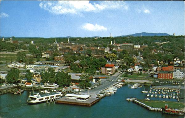 Bird's-Eye View Of Burlington Vermont