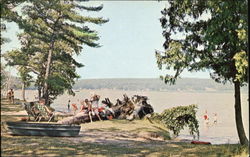 Higgins Lake State Park Roscommon, MI Postcard 