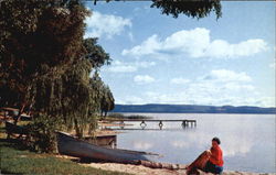 Gun Lake Scenic, MI Postcard Postcard