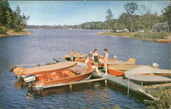 One Of Michigan's Thousands Of Inland Lakes Postcard