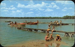 Fisher's Lake Scenic, MI Postcard Postcard