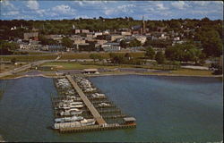 Air View Of Petoskey Marian Michigan Postcard Postcard