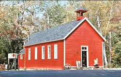 School Bell And Apple Cedar, MI Postcard Postcard