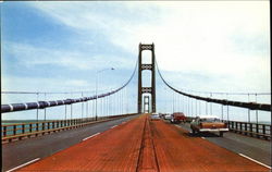 Mackinac Straits Bridge Postcard