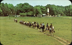 Old Trails Stables Hart, MI Postcard Postcard